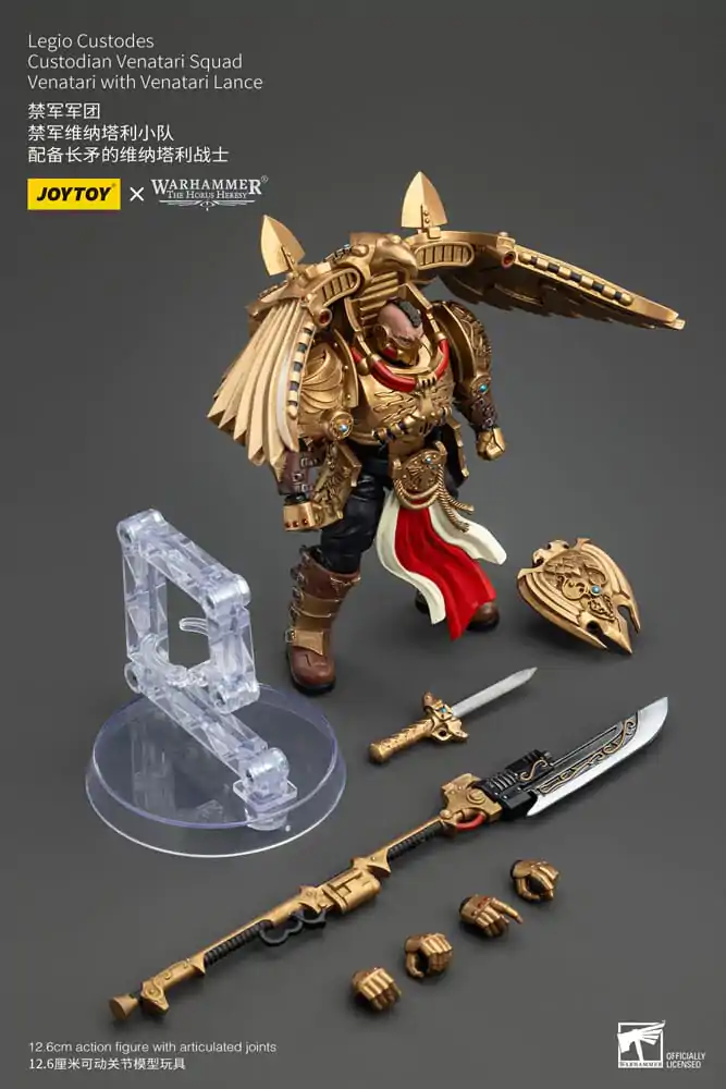 Warhammer The Horus Heresy Akční figurka 1/18 Legio Custodes Custodian Venatari Squad Venatari s Venatari Lance 13 cm fotografii produktu