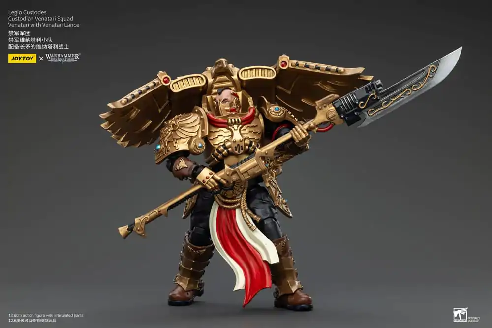 Warhammer The Horus Heresy Akční figurka 1/18 Legio Custodes Custodian Venatari Squad Venatari s Venatari Lance 13 cm fotografii produktu