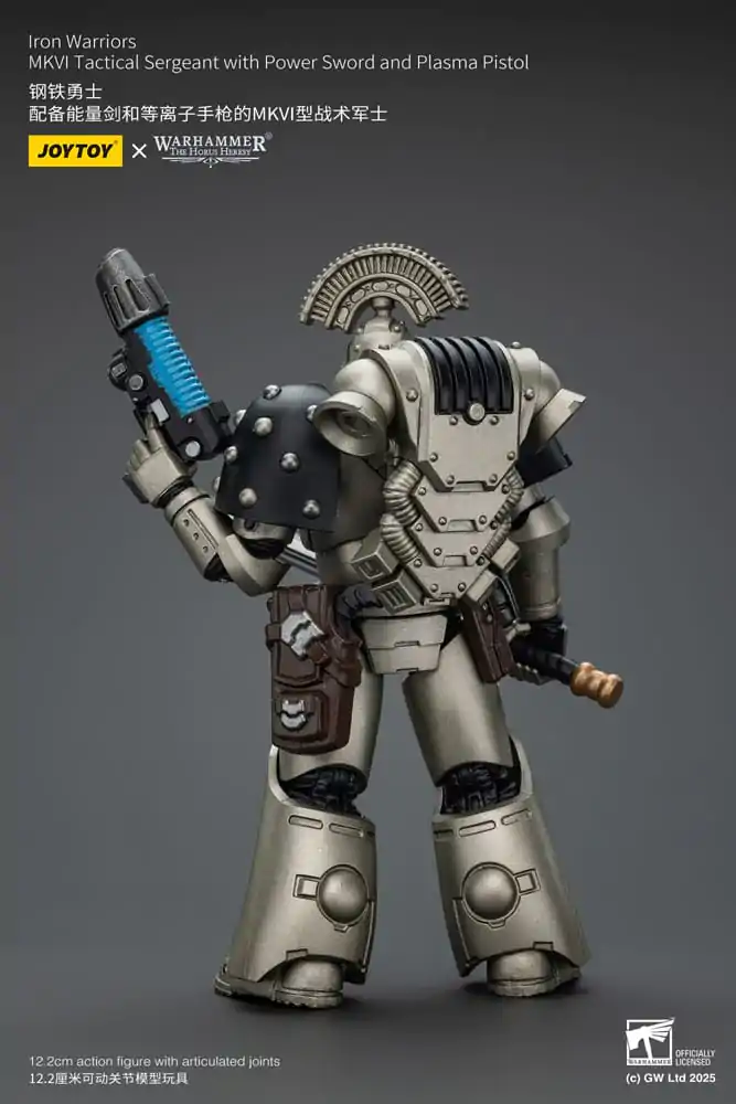 Warhammer The Horus Heresy Akční figurka 1/18 Iron Warriors MKVI Tactical Sergeant with Power Sword and Plasma Pistol 12 cm fotografii produktu