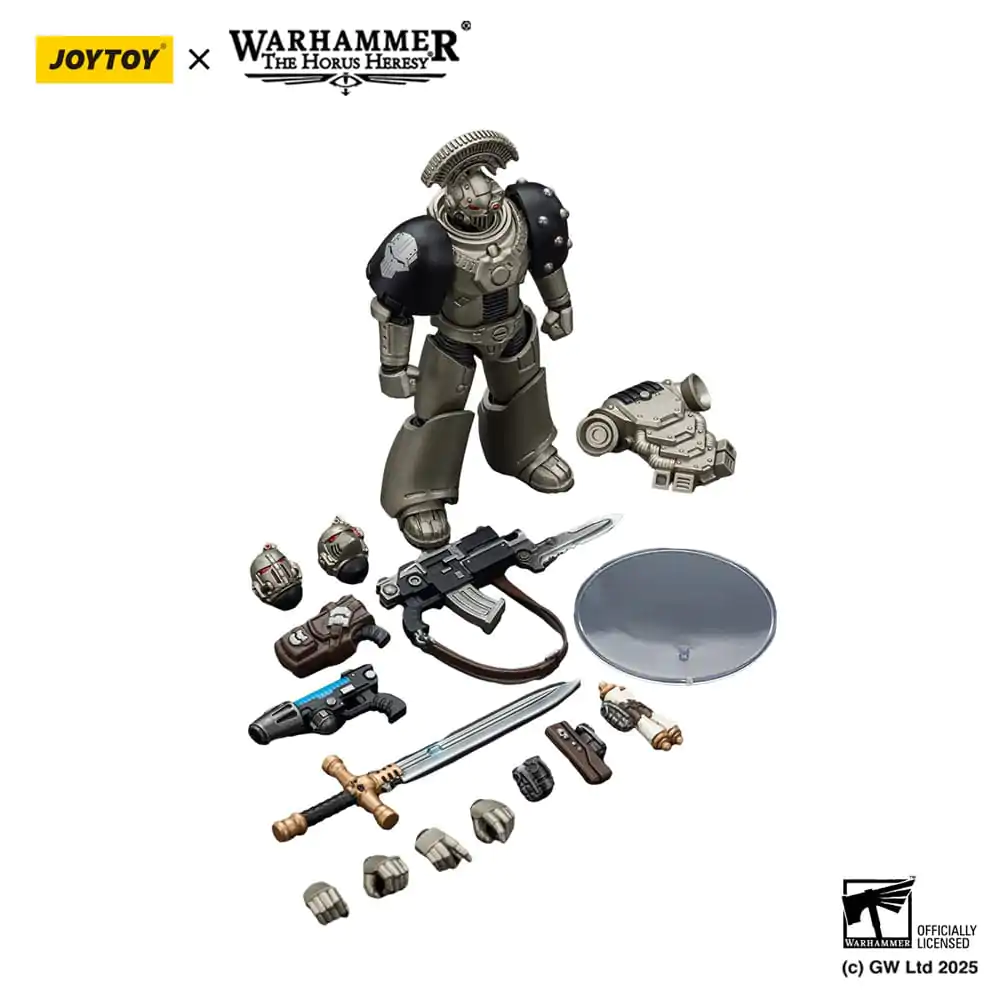 Warhammer The Horus Heresy Akční figurka 1/18 Iron Warriors MKVI Tactical Sergeant with Power Sword and Plasma Pistol 12 cm fotografii produktu