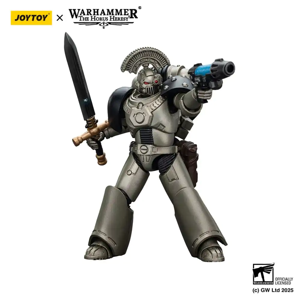 Warhammer The Horus Heresy Akční figurka 1/18 Iron Warriors MKVI Tactical Sergeant with Power Sword and Plasma Pistol 12 cm fotografii produktu