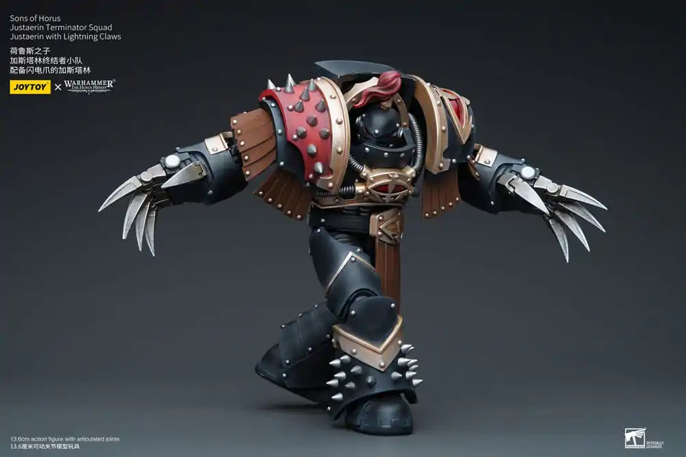 Warhammer The Horus Heresy akční figurka 1/18 Sons of Horus Justaerin Terminator Squad Justaerin s Lightning Claws 12 cm fotografii produktu