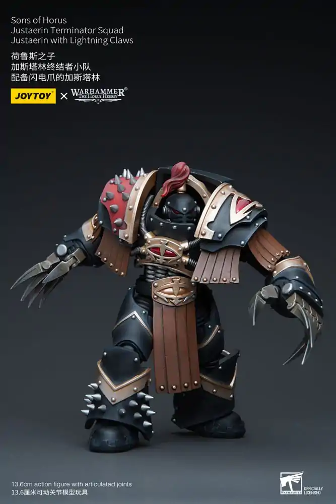 Warhammer The Horus Heresy akční figurka 1/18 Sons of Horus Justaerin Terminator Squad Justaerin s Lightning Claws 12 cm fotografii produktu