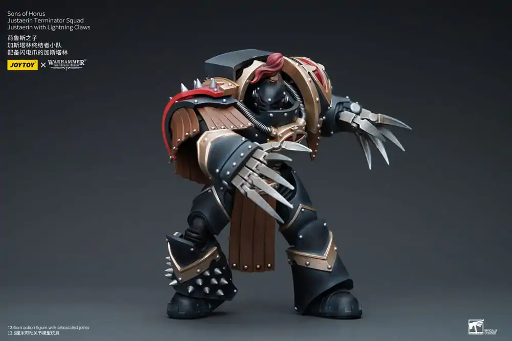 Warhammer The Horus Heresy akční figurka 1/18 Sons of Horus Justaerin Terminator Squad Justaerin s Lightning Claws 12 cm fotografii produktu