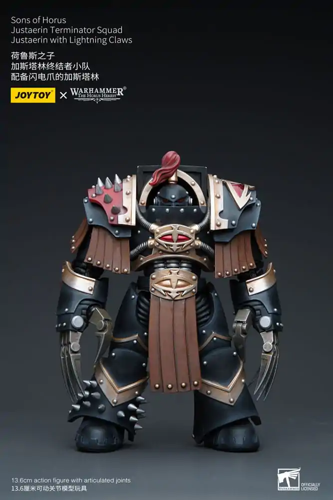 Warhammer The Horus Heresy akční figurka 1/18 Sons of Horus Justaerin Terminator Squad Justaerin s Lightning Claws 12 cm fotografii produktu
