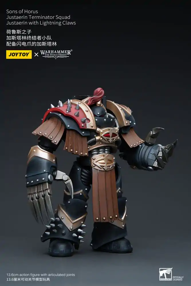 Warhammer The Horus Heresy akční figurka 1/18 Sons of Horus Justaerin Terminator Squad Justaerin s Lightning Claws 12 cm fotografii produktu