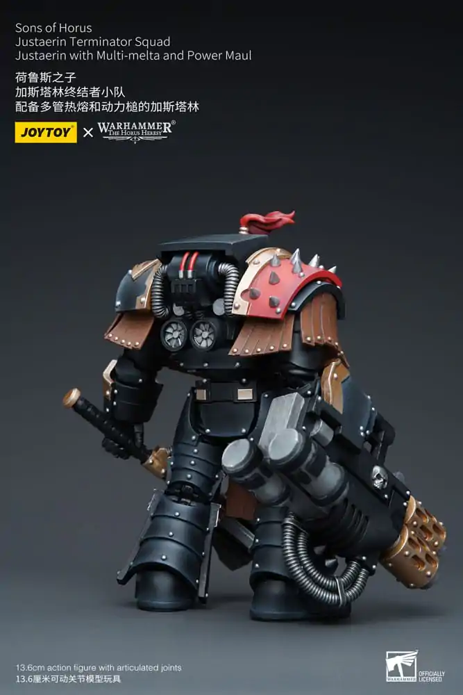 Warhammer The Horus Heresy Akční figurka 1/18 Sons of Horus Justaerin Terminator Squad Justaerin s Multi-meltou a Silovým palcátem 12 cm fotografii produktu