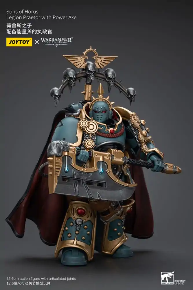 Warhammer The Horus Heresy Akční figurka 1/18 Sons of Horus Legion Praetor with Power Axe 12 cm fotografii produktu