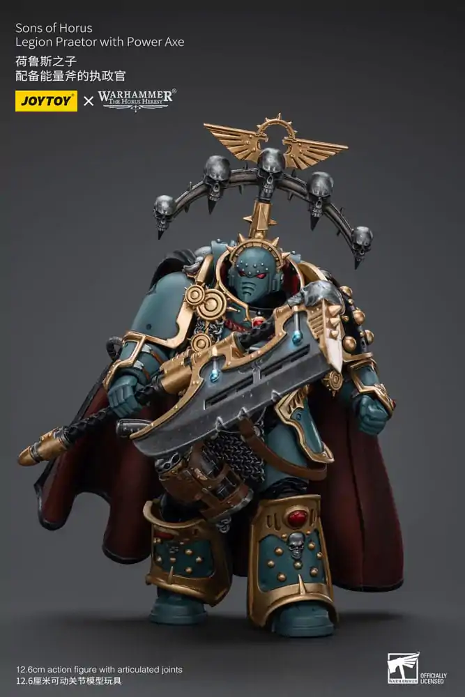 Warhammer The Horus Heresy Akční figurka 1/18 Sons of Horus Legion Praetor with Power Axe 12 cm fotografii produktu