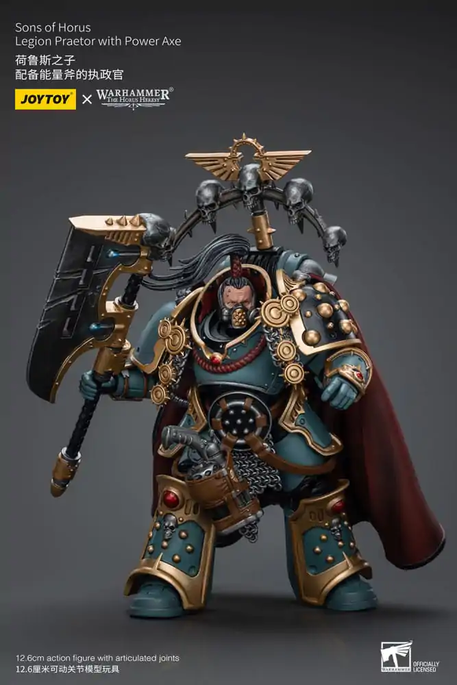 Warhammer The Horus Heresy Akční figurka 1/18 Sons of Horus Legion Praetor with Power Axe 12 cm fotografii produktu