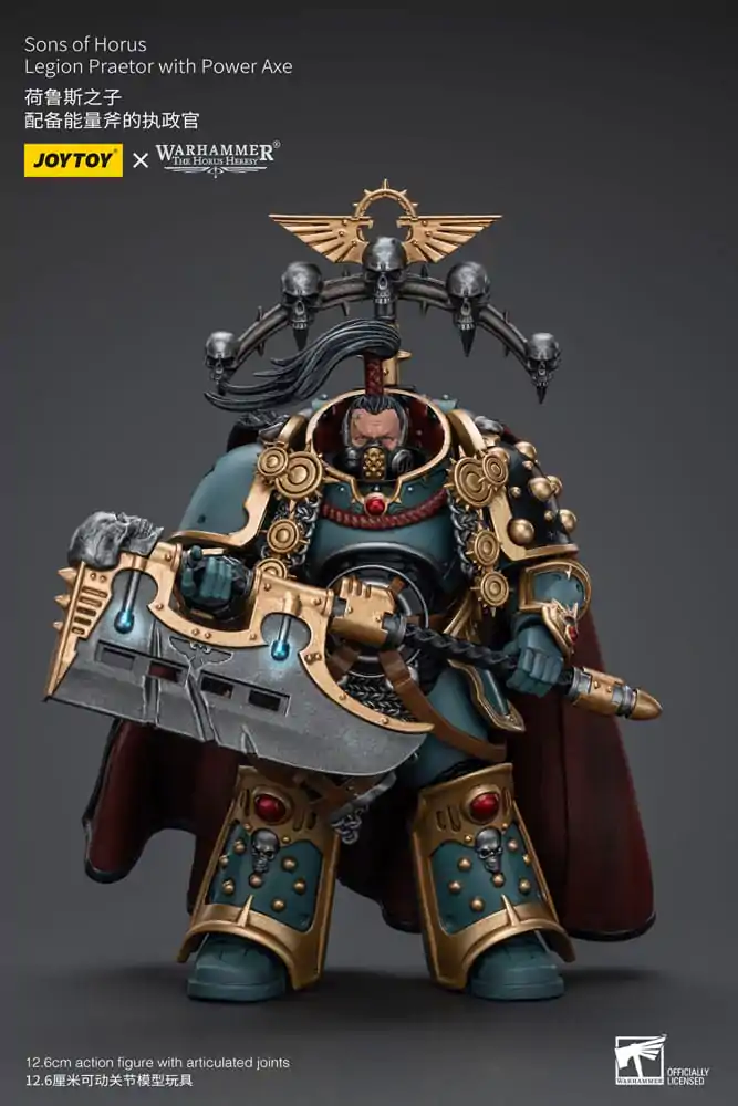 Warhammer The Horus Heresy Akční figurka 1/18 Sons of Horus Legion Praetor with Power Axe 12 cm fotografii produktu