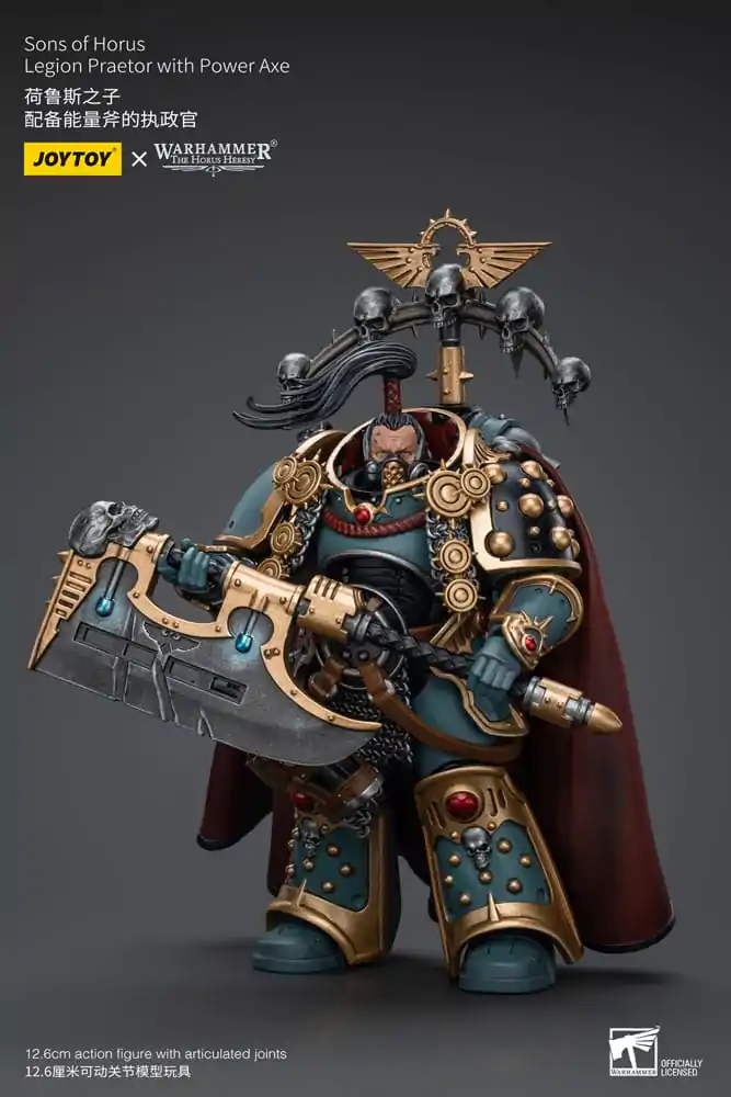 Warhammer The Horus Heresy Akční figurka 1/18 Sons of Horus Legion Praetor with Power Axe 12 cm fotografii produktu