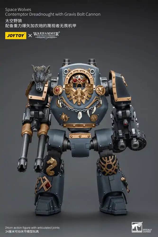 Akční figurka Warhammer The Horus Heresy 1/18 Space Wolves Contemptor Dreadnought s Gravis Bolt Cannon 12 cm fotografii produktu