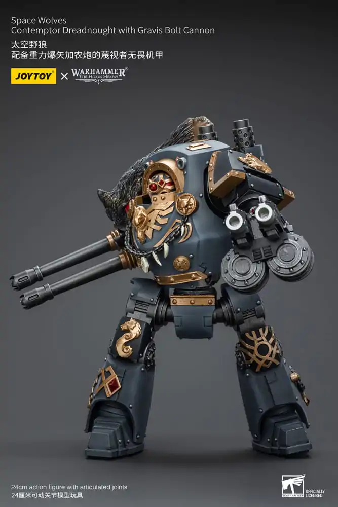 Akční figurka Warhammer The Horus Heresy 1/18 Space Wolves Contemptor Dreadnought s Gravis Bolt Cannon 12 cm fotografii produktu