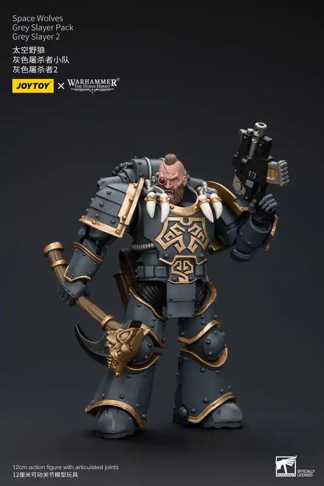 Warhammer The Horus Heresy akční figurka 1/18 Space Wolves Grey Slayer balení Grey Slayer 2 12 cm fotografii produktu