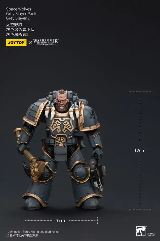 Warhammer The Horus Heresy akční figurka 1/18 Space Wolves Grey Slayer balení Grey Slayer 2 12 cm fotografii produktu