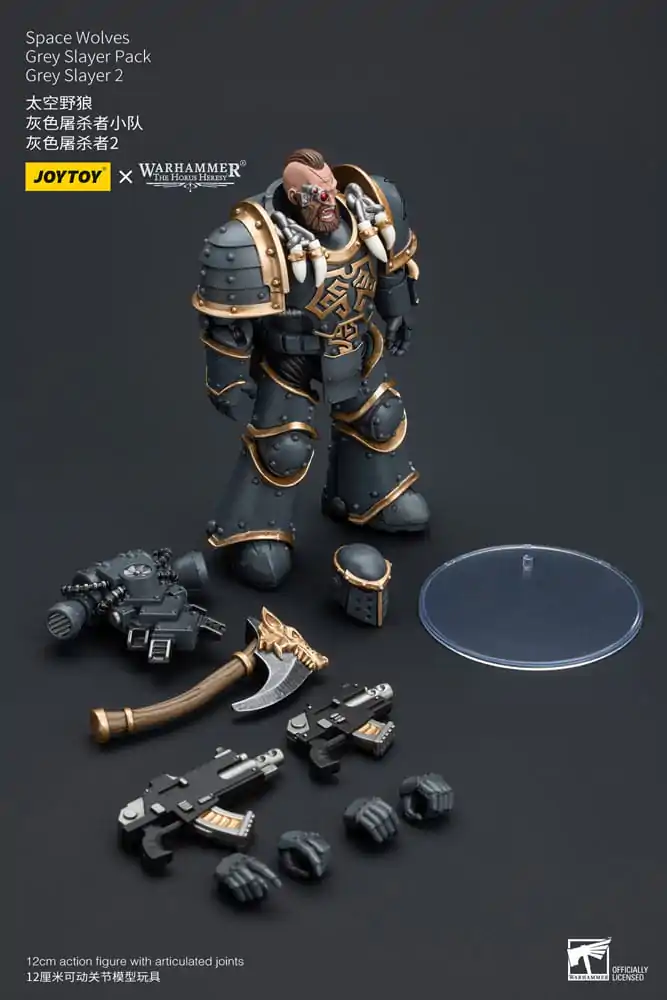 Warhammer The Horus Heresy akční figurka 1/18 Space Wolves Grey Slayer balení Grey Slayer 2 12 cm fotografii produktu