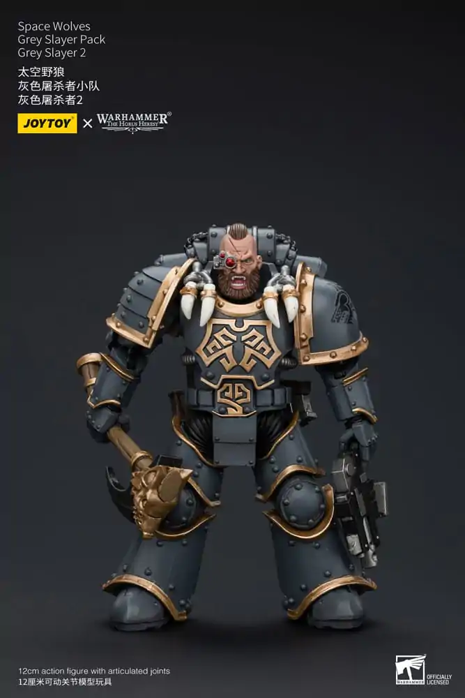 Warhammer The Horus Heresy akční figurka 1/18 Space Wolves Grey Slayer balení Grey Slayer 2 12 cm fotografii produktu