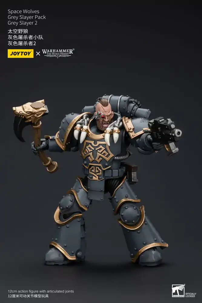 Warhammer The Horus Heresy akční figurka 1/18 Space Wolves Grey Slayer balení Grey Slayer 2 12 cm fotografii produktu