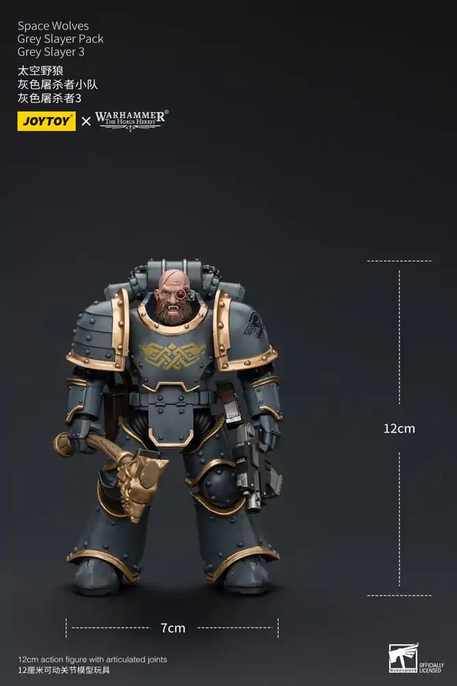 Warhammer The Horus Heresy akční figurka 1/18 Space Wolves Grey Slayer Pack Grey Slayer 3 12 cm fotografii produktu