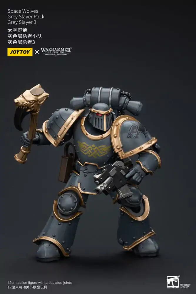 Warhammer The Horus Heresy akční figurka 1/18 Space Wolves Grey Slayer Pack Grey Slayer 3 12 cm fotografii produktu