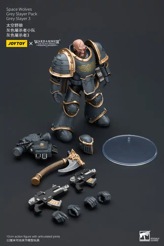 Warhammer The Horus Heresy akční figurka 1/18 Space Wolves Grey Slayer Pack Grey Slayer 3 12 cm fotografii produktu