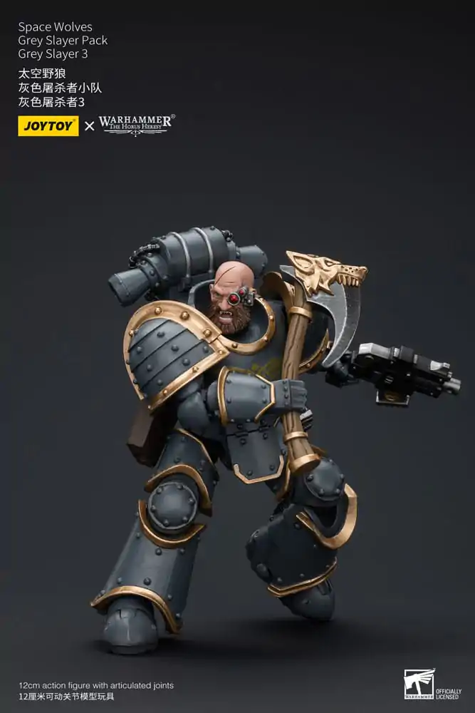 Warhammer The Horus Heresy akční figurka 1/18 Space Wolves Grey Slayer Pack Grey Slayer 3 12 cm fotografii produktu