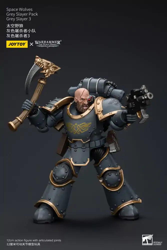 Warhammer The Horus Heresy akční figurka 1/18 Space Wolves Grey Slayer Pack Grey Slayer 3 12 cm fotografii produktu