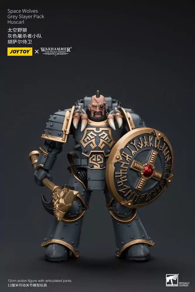 Warhammer The Horus Heresy Akční figurka 1/18 Space Wolves Grey Slayer Pack Huscarl 12 cm fotografii produktu