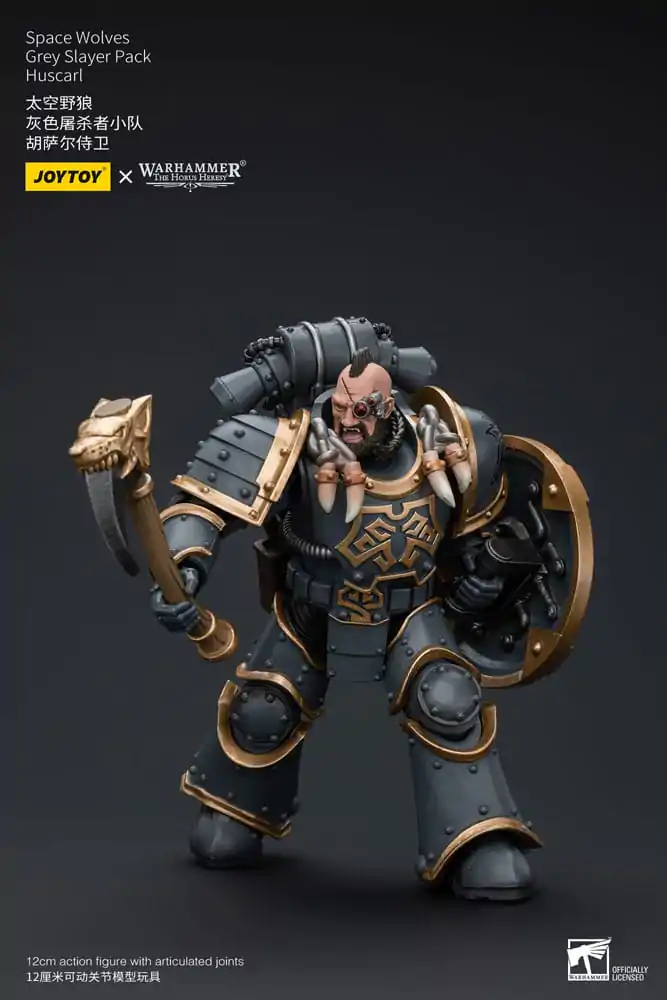 Warhammer The Horus Heresy Akční figurka 1/18 Space Wolves Grey Slayer Pack Huscarl 12 cm fotografii produktu