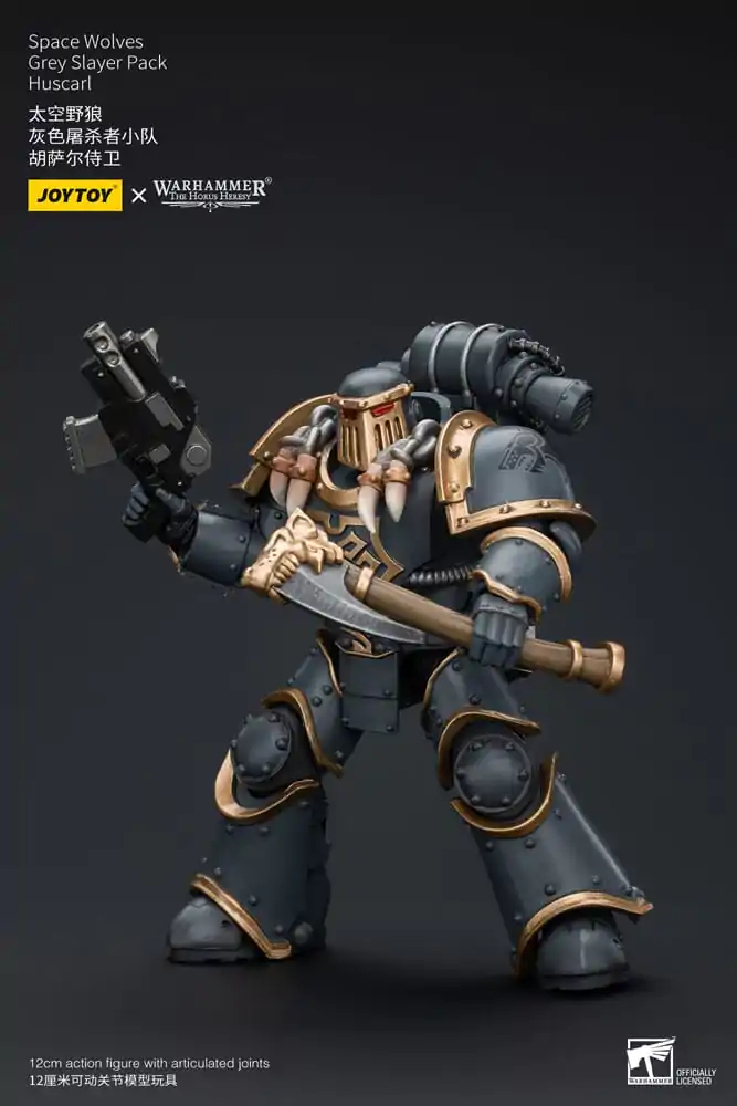 Warhammer The Horus Heresy Akční figurka 1/18 Space Wolves Grey Slayer Pack Huscarl 12 cm fotografii produktu