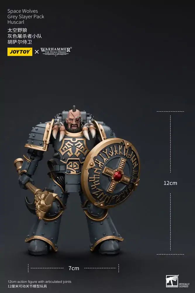 Warhammer The Horus Heresy Akční figurka 1/18 Space Wolves Grey Slayer Pack Huscarl 12 cm fotografii produktu