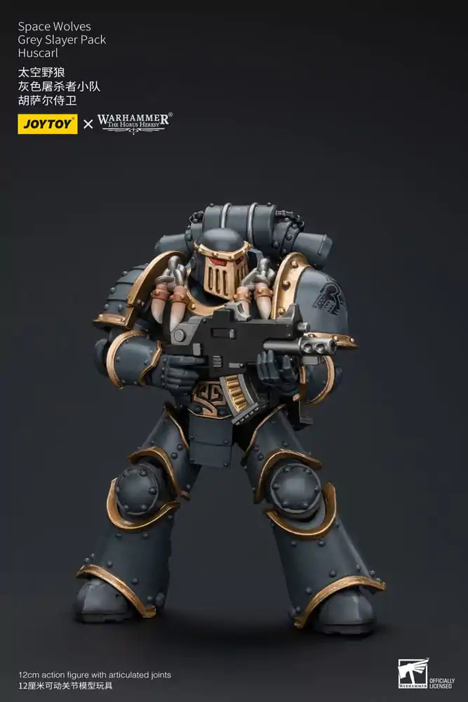 Warhammer The Horus Heresy Akční figurka 1/18 Space Wolves Grey Slayer Pack Huscarl 12 cm fotografii produktu