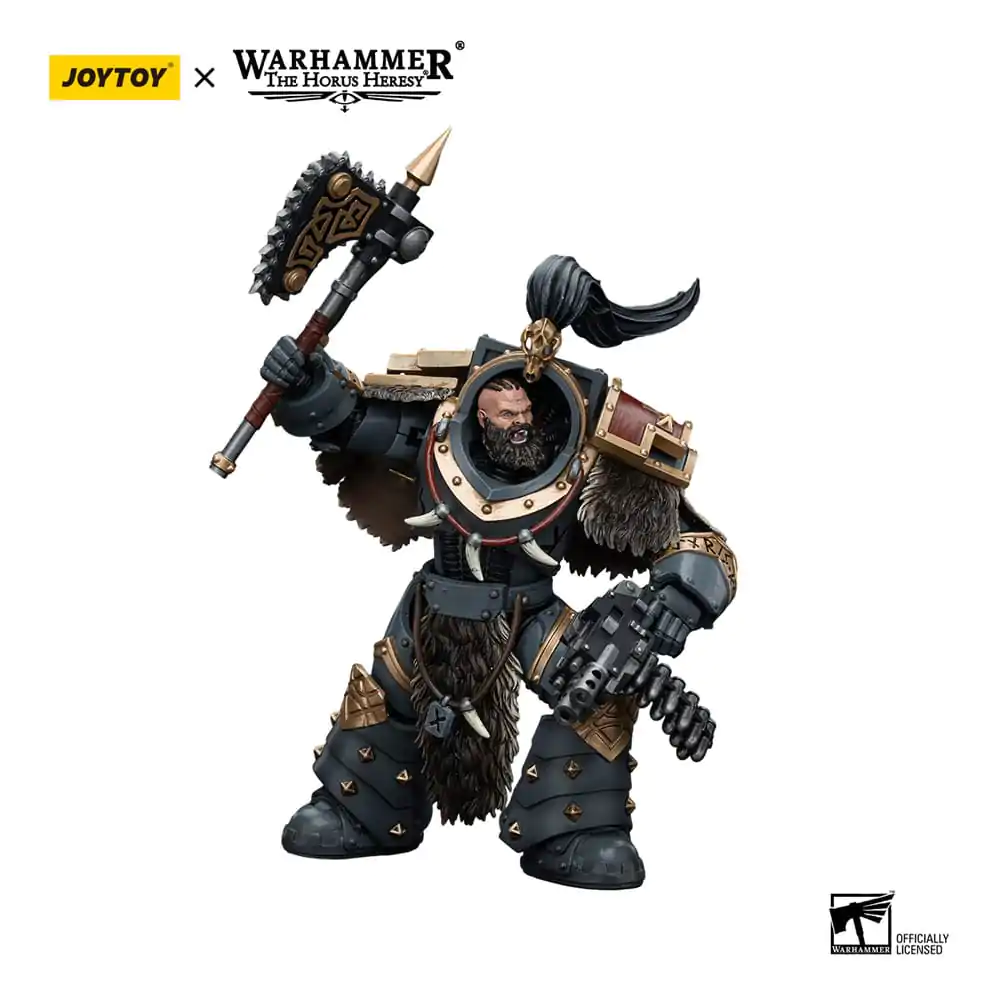 Warhammer The Horus Heresy akční figurka 1/18 Space Wolves Varagyr Wolf Guard Squad Varagyr Thegn 12 cm fotografii produktu