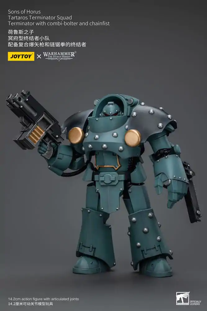 Warhammer The Horus Heresy akční figurka 1/18 Tartaros Terminator Squad Terminátor s kombi-bolterem a řetězovou pěstí 12 cm fotografii produktu