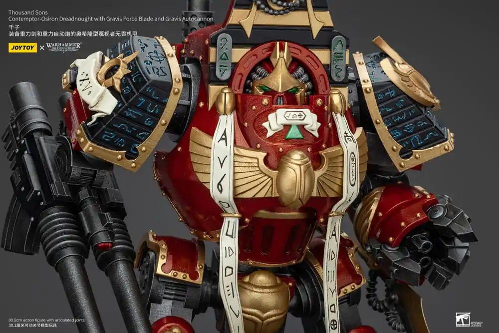 Warhammer The Horus Heresy akční figurka 1/18 Thousand Sons Contemptor-Osiron Dreadnought s Gravis Force Blade a Gravis Autocannon 30 cm fotografii produktu