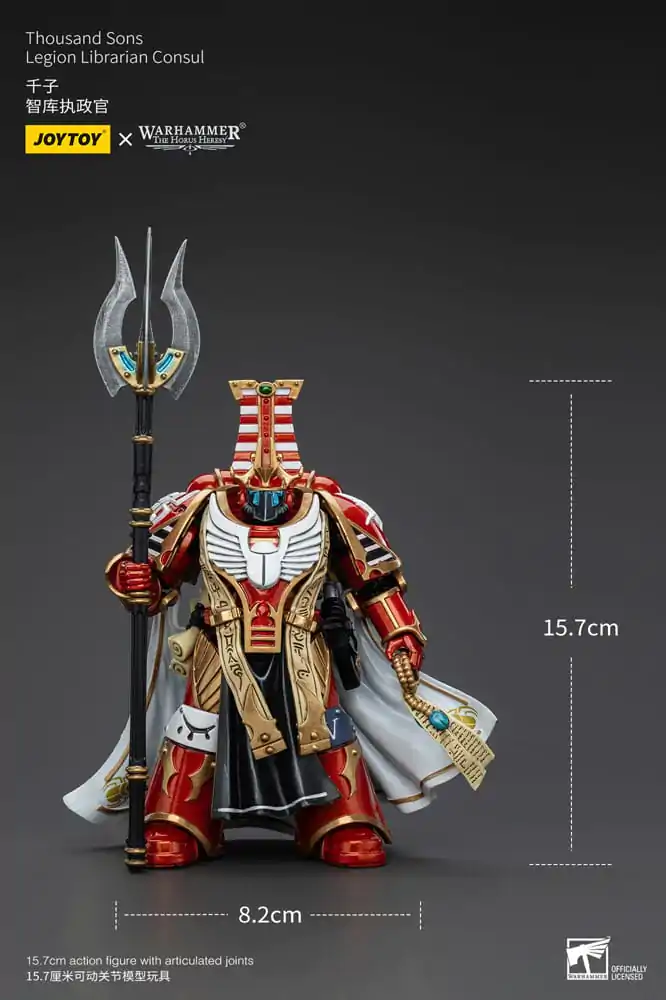 Warhammer The Horus Heresy akční figurka 1/18 Thousand Sons Legion Librarian Consut 16 cm fotografii produktu