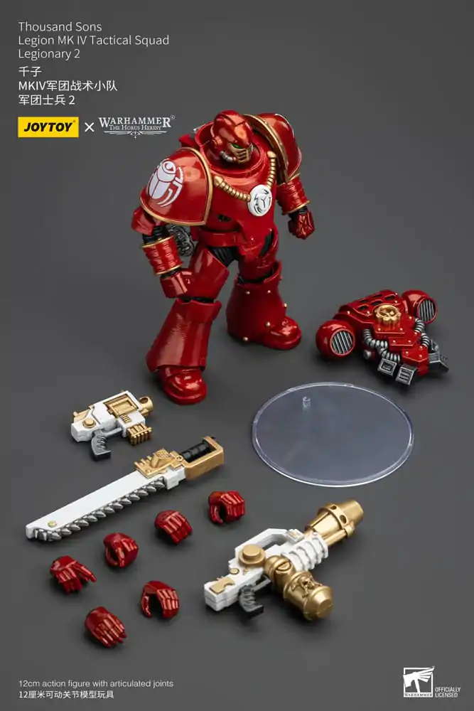 Warhammer The Horus Heresy akční figurka 1/18 Thousand Sons Legion MK IV Tactical Squad Legionář 2 12 cm fotografii produktu