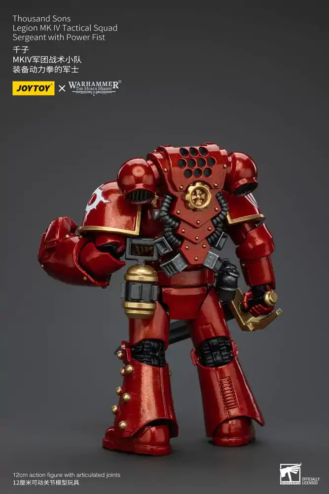 Warhammer The Horus Heresy Akční figurka 1/18 Thousand Sons Legion MK IV Tactical Squad Sergeant s Power Fist 12 cm fotografii produktu