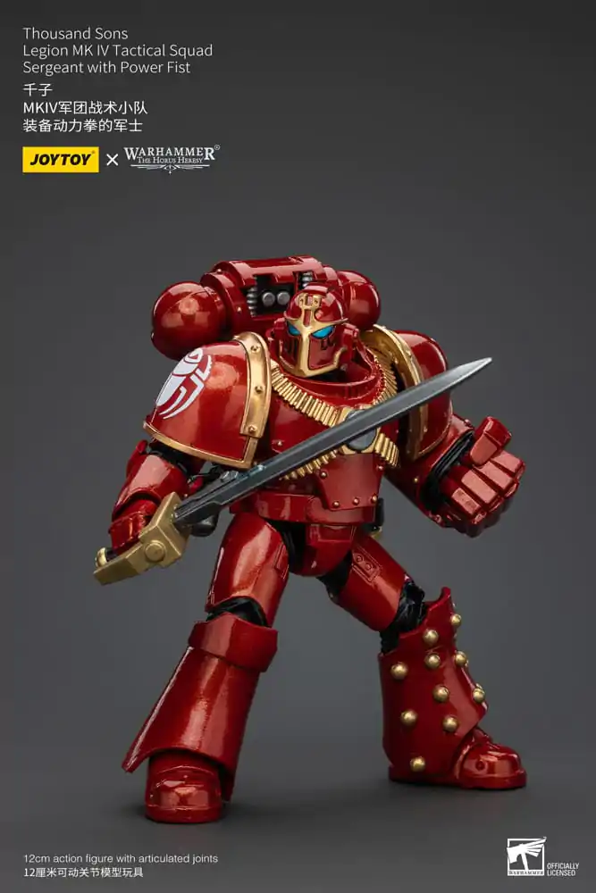 Warhammer The Horus Heresy Akční figurka 1/18 Thousand Sons Legion MK IV Tactical Squad Sergeant s Power Fist 12 cm fotografii produktu