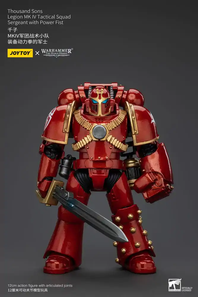 Warhammer The Horus Heresy Akční figurka 1/18 Thousand Sons Legion MK IV Tactical Squad Sergeant s Power Fist 12 cm fotografii produktu