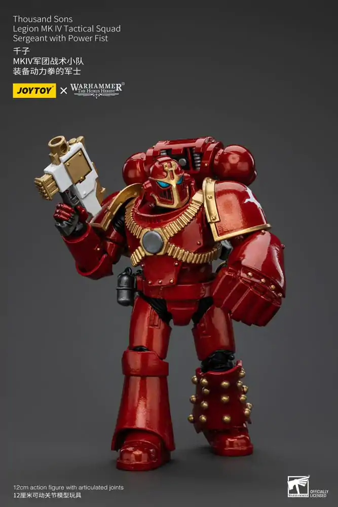 Warhammer The Horus Heresy Akční figurka 1/18 Thousand Sons Legion MK IV Tactical Squad Sergeant s Power Fist 12 cm fotografii produktu