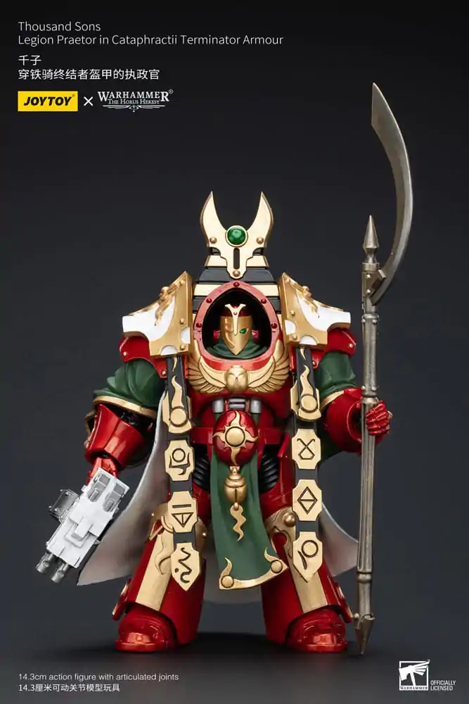 Warhammer The Horus Heresy akční figurka 1/18 Thousand sons Legion Praetor v Cataphractii Terminator Armour 12 cm fotografii produktu