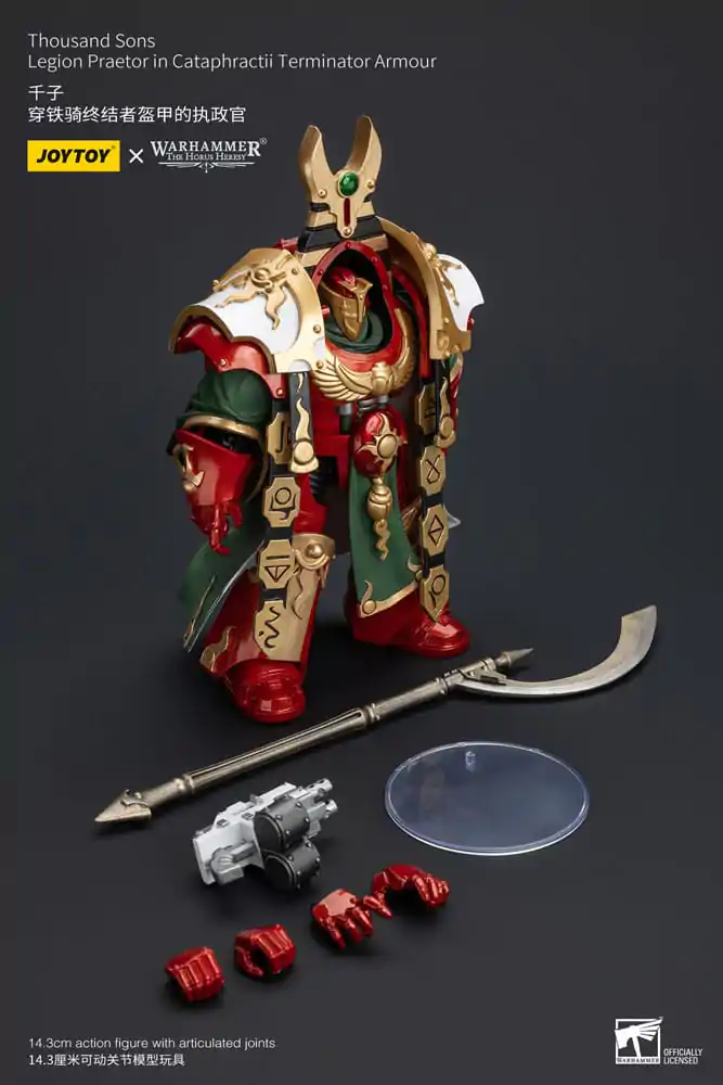 Warhammer The Horus Heresy akční figurka 1/18 Thousand sons Legion Praetor v Cataphractii Terminator Armour 12 cm fotografii produktu