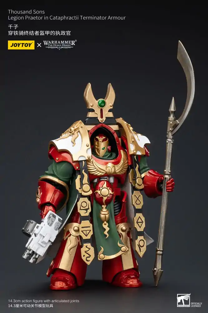 Warhammer The Horus Heresy akční figurka 1/18 Thousand sons Legion Praetor v Cataphractii Terminator Armour 12 cm fotografii produktu