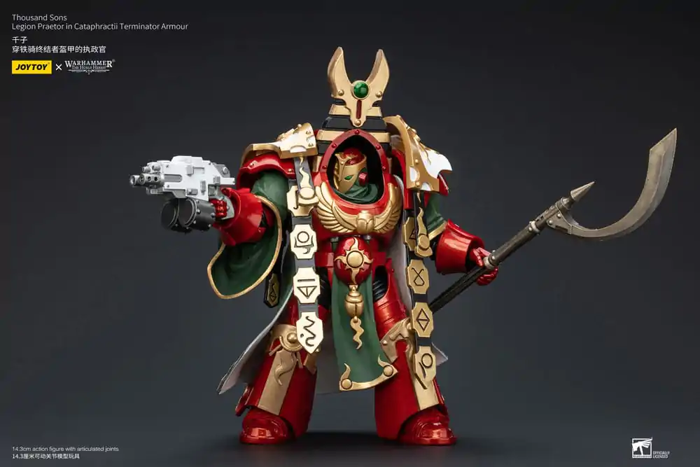 Warhammer The Horus Heresy akční figurka 1/18 Thousand sons Legion Praetor v Cataphractii Terminator Armour 12 cm fotografii produktu