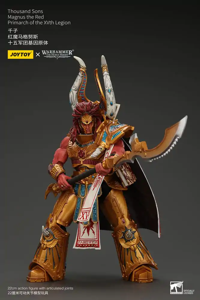 Warhammer The Horus Heresy Akční figurka 1/18 Thousand sons Magnus the Red Primarch of the XVth Legion 12 cm fotografii produktu