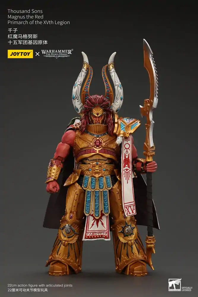 Warhammer The Horus Heresy Akční figurka 1/18 Thousand sons Magnus the Red Primarch of the XVth Legion 12 cm fotografii produktu