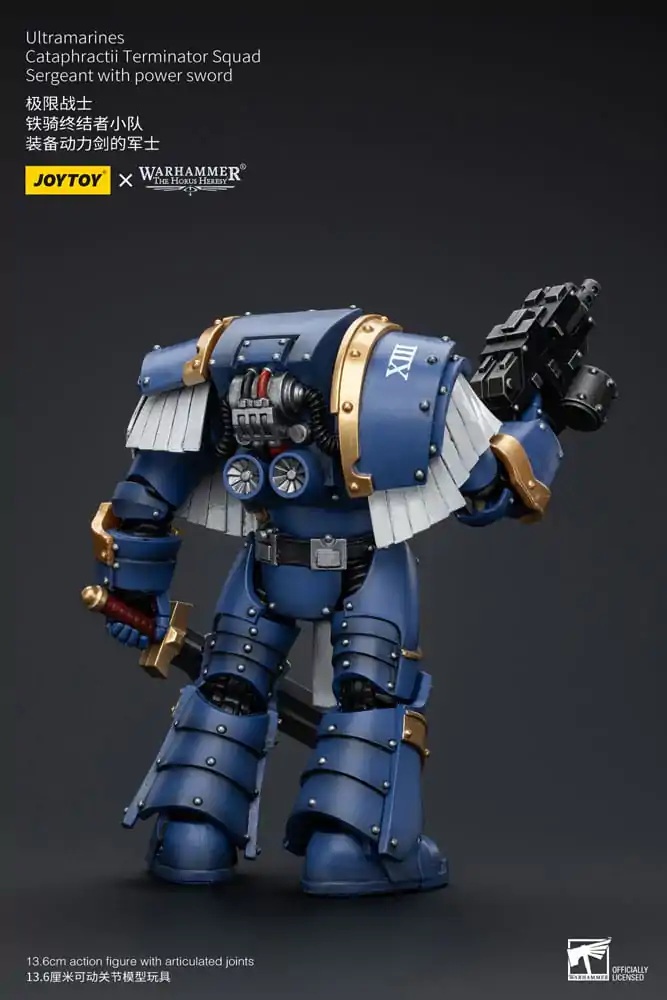 Warhammer The Horus Heresy Akční figurka 1/18 Ultramarines Cataphractii Terminator Squad Sergeant s Power Sword 14 cm fotografii produktu