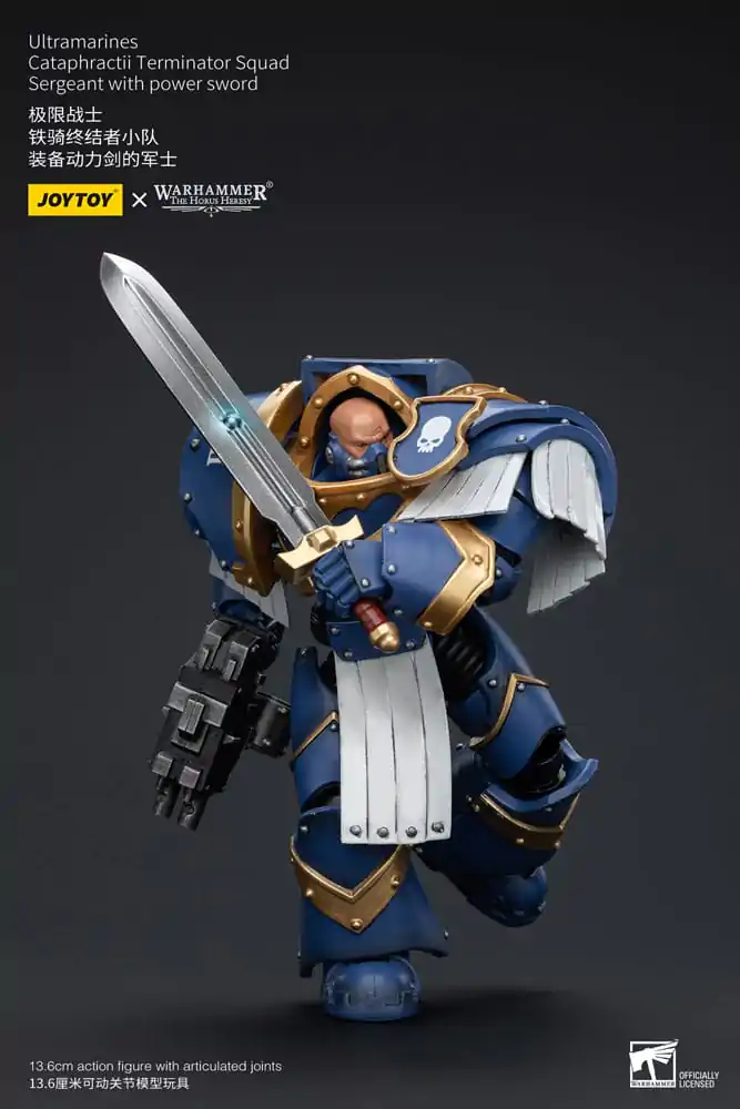 Warhammer The Horus Heresy Akční figurka 1/18 Ultramarines Cataphractii Terminator Squad Sergeant s Power Sword 14 cm fotografii produktu